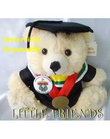 Boneka Wisuda Universitas Hasanuddin - Kedokteran Gigi (25 cm)